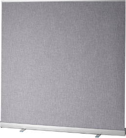 Light Grey Retractable Privacy Screen Room Divider